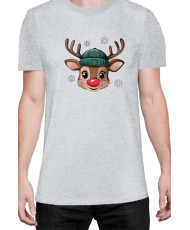 Мъжка Коледна Тениска Deer Boy Коледен Елен