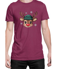 Мъжка Коледна Тениска Deer Boy Коледен Елен