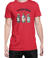Мъжка Коледна Тениска Gingle Bells Джин гъл Белс