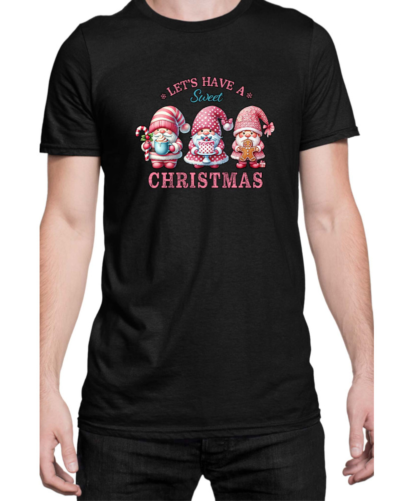 Мъжка Коледна Тениска Let'S Have A Sweet Christmas Сладката Коледа
