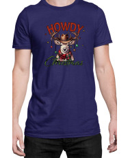 Мъжка Коледна Тениска Howdy Christmas