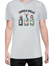 Мъжка Коледна Тениска Gingle Bells Джин гъл Белс
