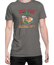 Мъжка Коледна Тениска Gingerbread Icing Джинджифилово Хлебче