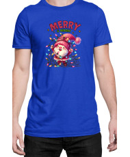 Мъжка Коледна Тениска Merry Bright