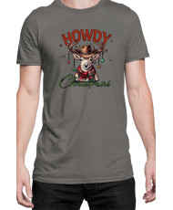 Мъжка Коледна Тениска Howdy Christmas
