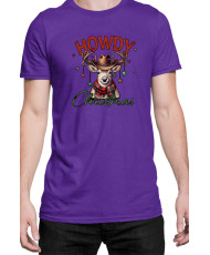 Мъжка Коледна Тениска Howdy Christmas