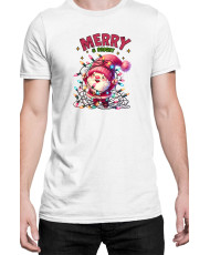 Мъжка Коледна Тениска Merry Bright