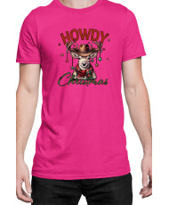 Мъжка Коледна Тениска Howdy Christmas