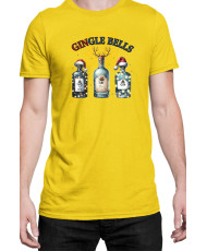 Мъжка Коледна Тениска Gingle Bells Джин гъл Белс
