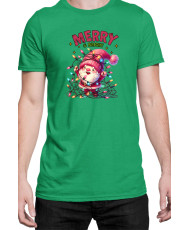 Мъжка Коледна Тениска Merry Bright