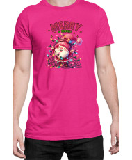 Мъжка Коледна Тениска Merry Bright