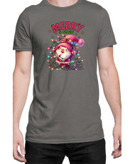 Мъжка Коледна Тениска Merry Bright