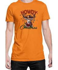 Мъжка Коледна Тениска Howdy Christmas