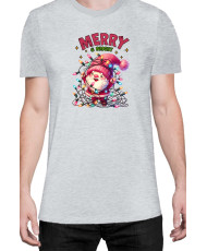 Мъжка Коледна Тениска Merry Bright