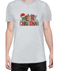 Мъжка Коледна Тениска Merry Christmas Retro Ретро Коледа