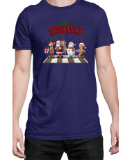 Мъжка Коледна Тениска Merry Christmas Весела Коледа