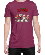 Мъжка Коледна Тениска Merry Christmas Весела Коледа