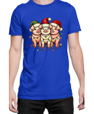 Мъжка Коледна Тениска Piggie Christmas Коледни прасенца