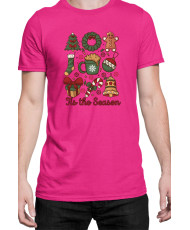 Мъжка Коледна Тениска This The Season Retro Coquette