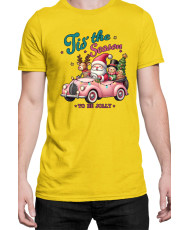 Мъжка Коледна Тениска This The Season To Be Jolly