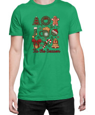 Мъжка Коледна Тениска This The Season Retro Coquette