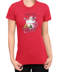 Дамска Коледна тениска Have A Cup Of Cheer