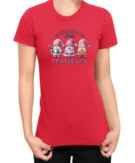 Дамска Коледна тениска Let'S Have A Sweet Christmas Сладката Коледа