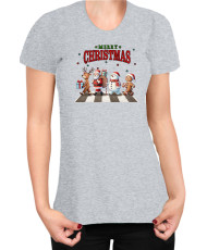 Дамска Коледна тениска Merry Christmas Весела Коледа