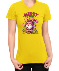 Дамска Коледна тениска Merry Bright