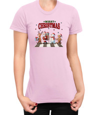 Дамска Коледна тениска Merry Christmas Весела Коледа