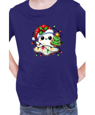 Детска Коледна Тениска Christmas Ghost Коледно духче