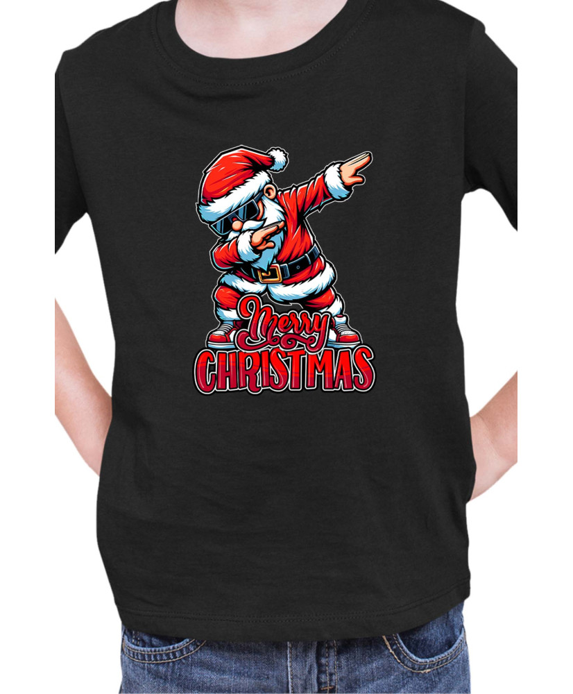 Детска Коледна Тениска Dabbing Santa Merry Christmas Танцуващ Дядо Коледа