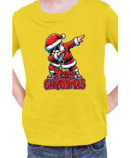 Детска Коледна Тениска Dabbing Santa Merry Christmas Танцуващ Дядо Коледа