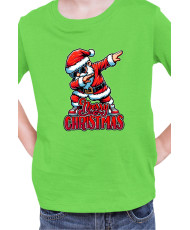 Детска Коледна Тениска Dabbing Santa Merry Christmas Танцуващ Дядо Коледа
