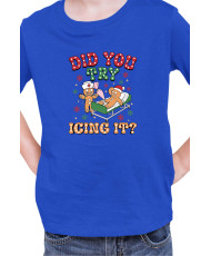 Детска Коледна Тениска Gingerbread Icing Джинджифилово Хлебче