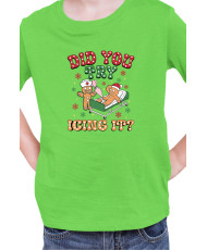 Детска Коледна Тениска Gingerbread Icing Джинджифилово Хлебче