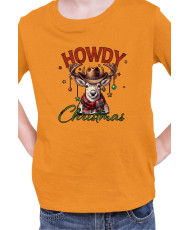 Детска Коледна Тениска Howdy Christmas