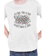 Детска Коледна Тениска I Am Fine This Is Fine