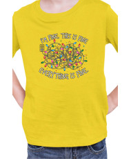 Детска Коледна Тениска I Am Fine This Is Fine