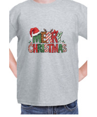 Детска Коледна Тениска Merry Christmas Retro Ретро Коледа
