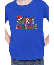 Детска Коледна Тениска Merry Christmas Retro Ретро Коледа