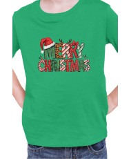 Детска Коледна Тениска Merry Christmas Retro Ретро Коледа