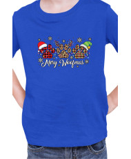 Детска Коледна Тениска Merry Woofmas 01 Весела Коледа Кученца