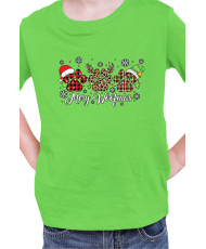Детска Коледна Тениска Merry Woofmas 01 Весела Коледа Кученца