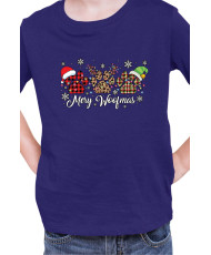 Детска Коледна Тениска Merry Woofmas 01 Весела Коледа Кученца