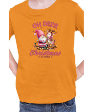 Детска Коледна Тениска Oh Deer Christmas Is Here Коледа е тук