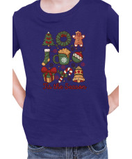 Детска Коледна Тениска This The Season Retro Coquette