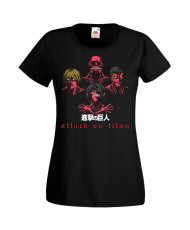 Дамска Тениска Anime Manga Attack On Titan The Titans