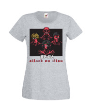 Дамска Тениска Anime Manga Attack On Titan The Titans