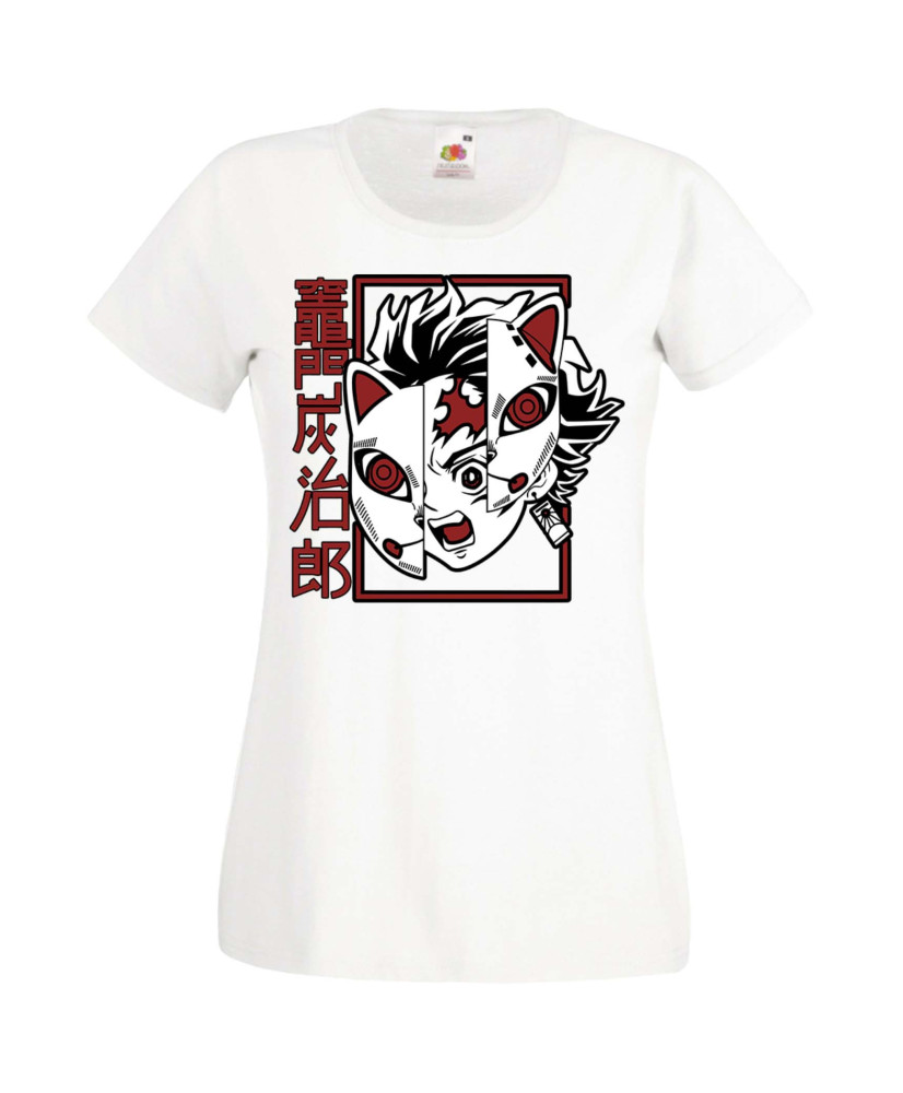 Дамска Тениска Anime Manga Demon Slayer Tanjiro Tonos Дамска Тениска Anime Manga Demon Slayer Tanjiro Tonos
